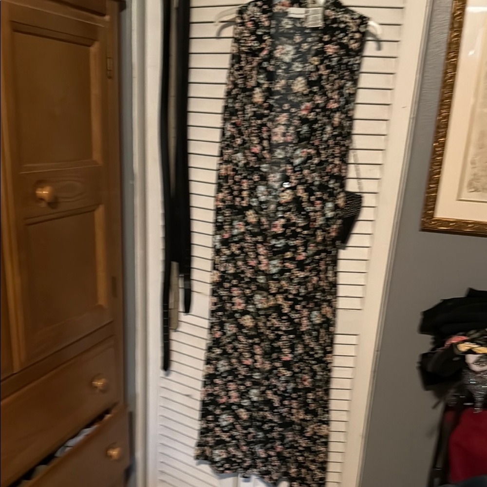 White Stag Black and White Halter Sundress
